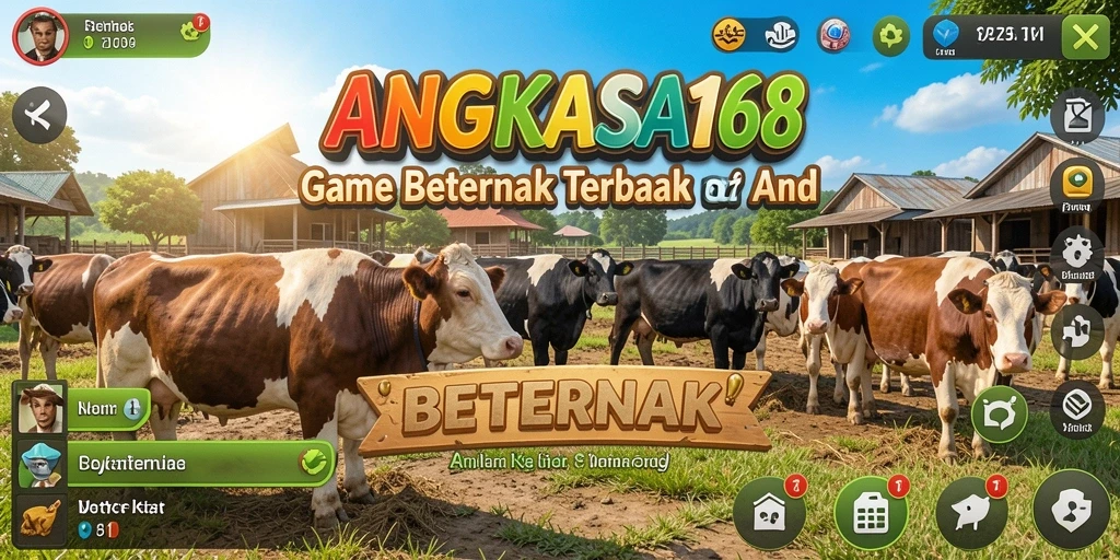 Tampilan antarmuka ANGKASA168 yang menarik dan intuitif untuk Beternak.