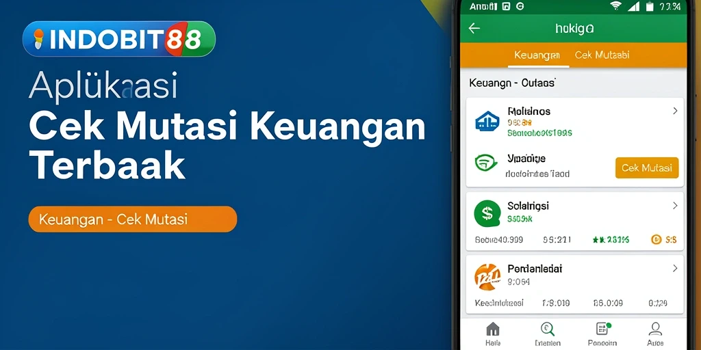 Tampilan antarmuka aplikasi Cek Mutasi INDOBIT88 yang mudah digunakan.