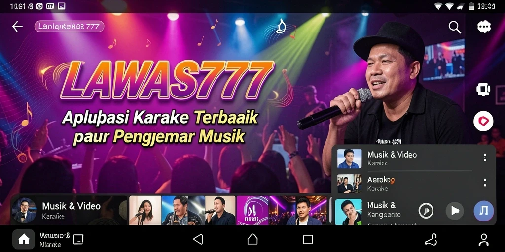 Antarmuka LAWAS777 yang menarik untuk pengalaman karaoke yang menyenangkan.