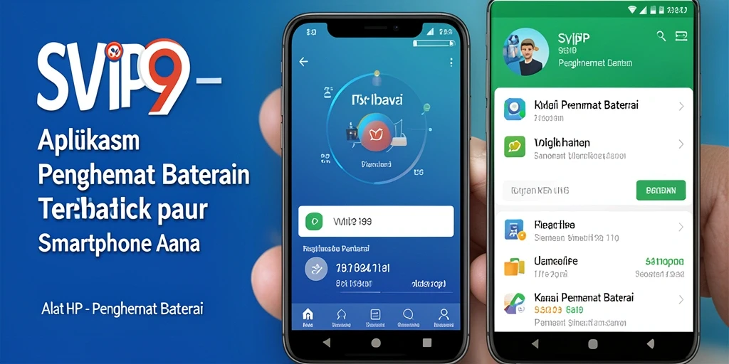 Antarmuka aplikasi SVIP9 untuk penghemat baterai yang efisien.