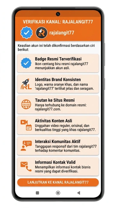 Kanal Resmi Rajalangit77 untuk Pengguna Android